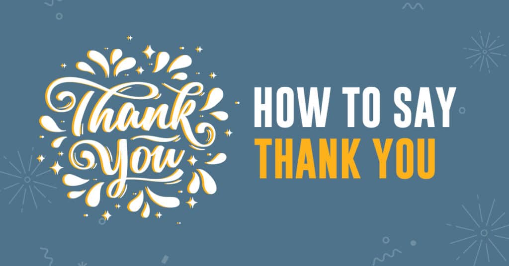 how to say thank you in different languages